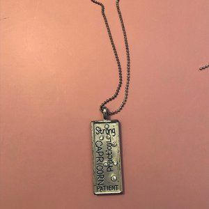 Capricorn Necklace